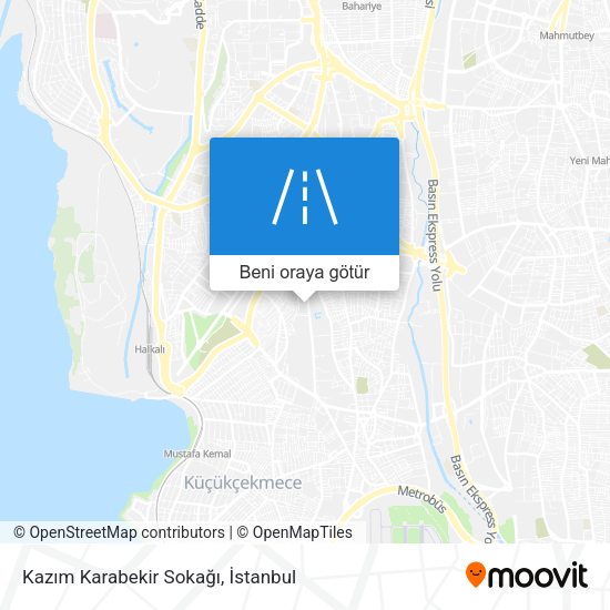 Kazım Karabekir Sokağı harita