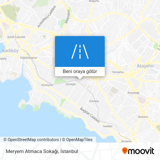 Meryem Atmaca Sokağı harita