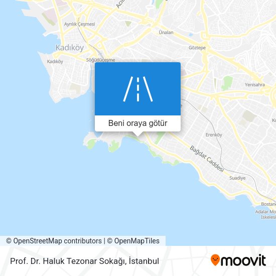 Prof. Dr. Haluk Tezonar Sokağı harita