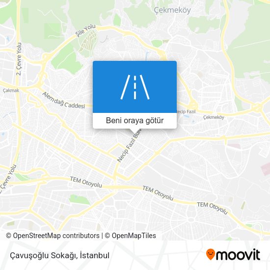 Çavuşoğlu Sokağı harita