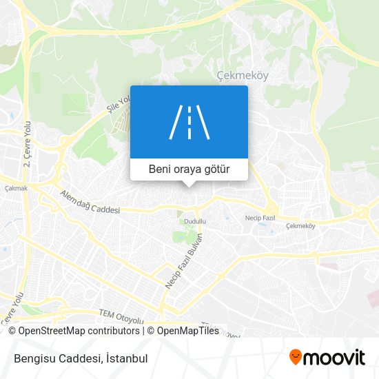 Bengisu Caddesi harita