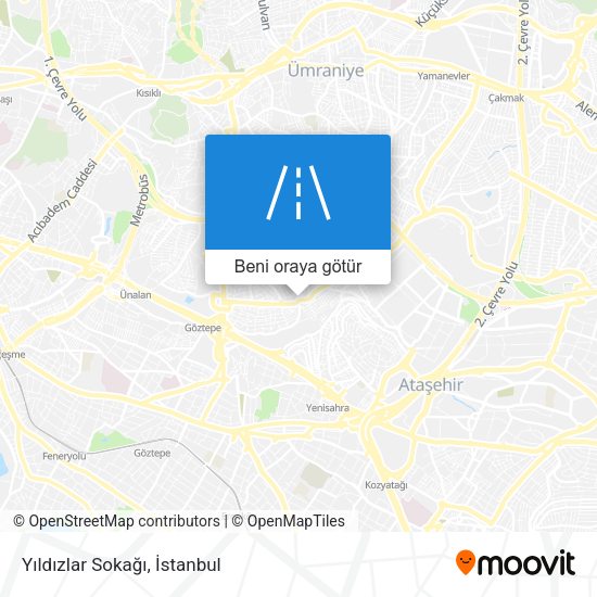 Yıldızlar Sokağı harita