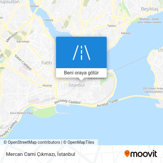 Mercan Cami Çıkmazı harita
