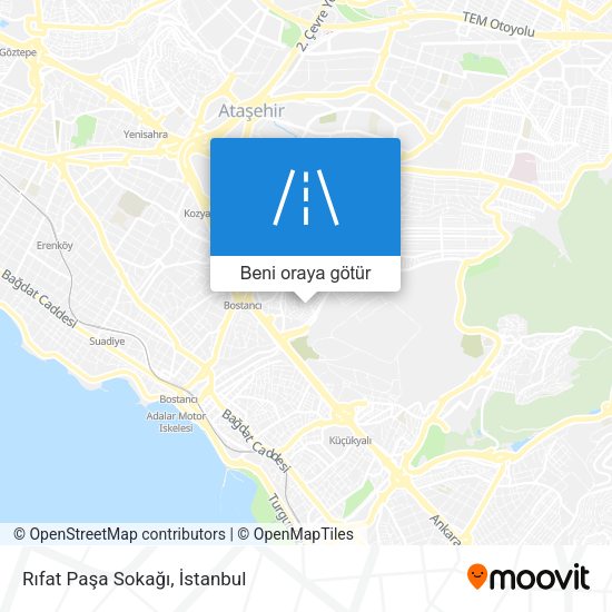 Rıfat Paşa Sokağı harita