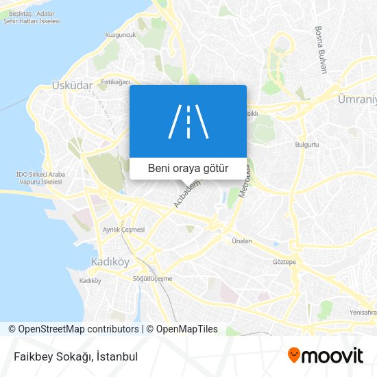 Faikbey Sokağı harita