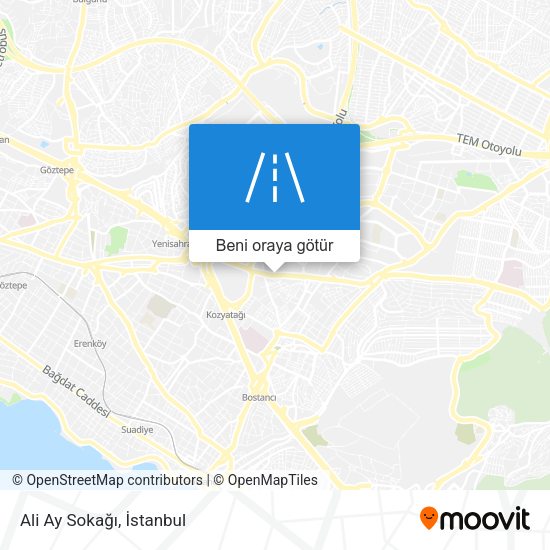 Ali Ay Sokağı harita