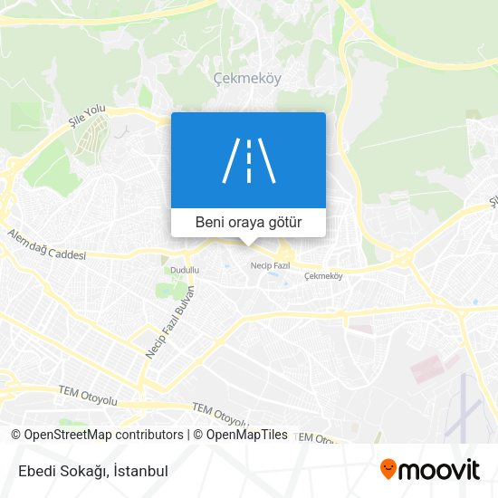 Ebedi Sokağı harita