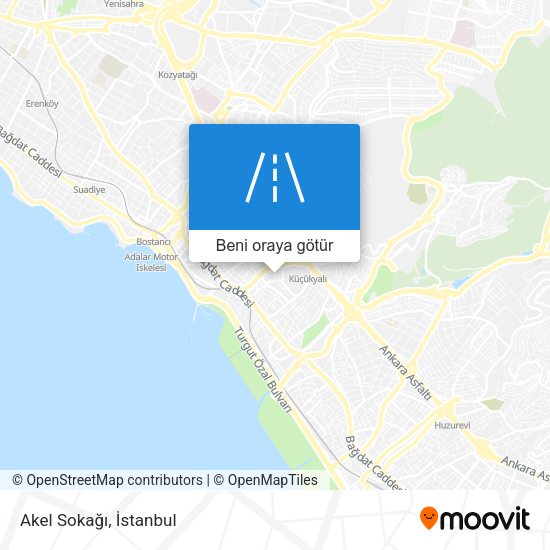 Akel Sokağı harita