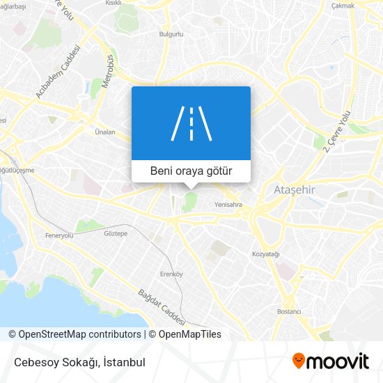 Cebesoy Sokağı harita