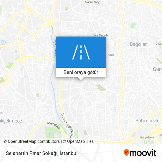 Selahattin Pınar Sokağı harita