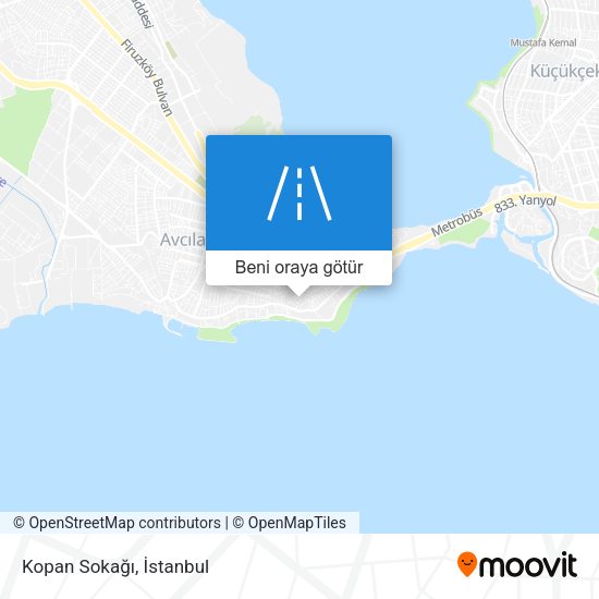 Kopan Sokağı harita