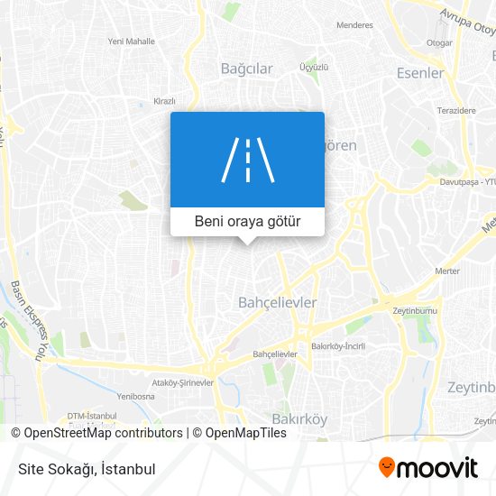 Site Sokağı harita