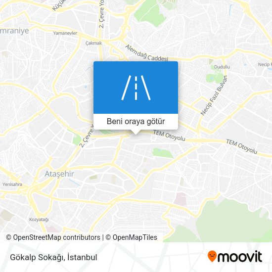 Gökalp Sokağı harita