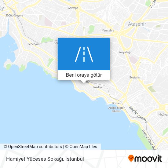 Hamiyet Yüceses Sokağı harita
