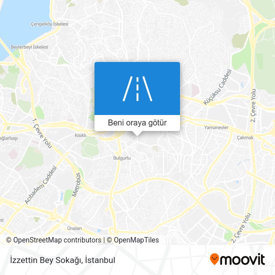 İzzettin Bey Sokağı harita