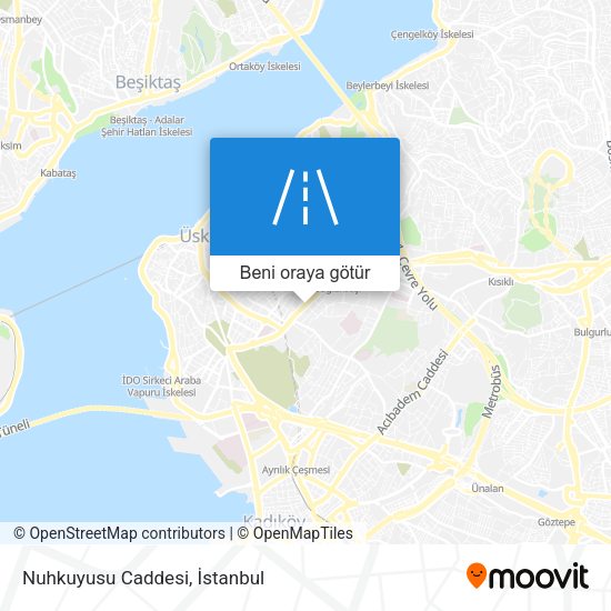 Nuhkuyusu Caddesi harita