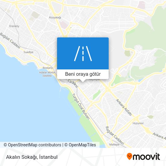 Akalın Sokağı harita