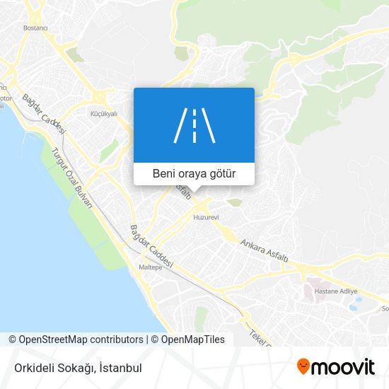 Orkideli Sokağı harita