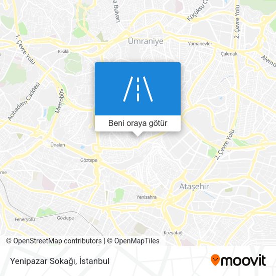Yenipazar Sokağı harita