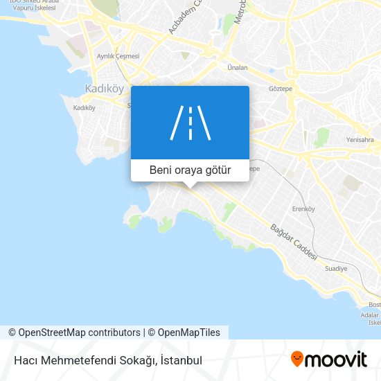 Hacı Mehmetefendi Sokağı harita