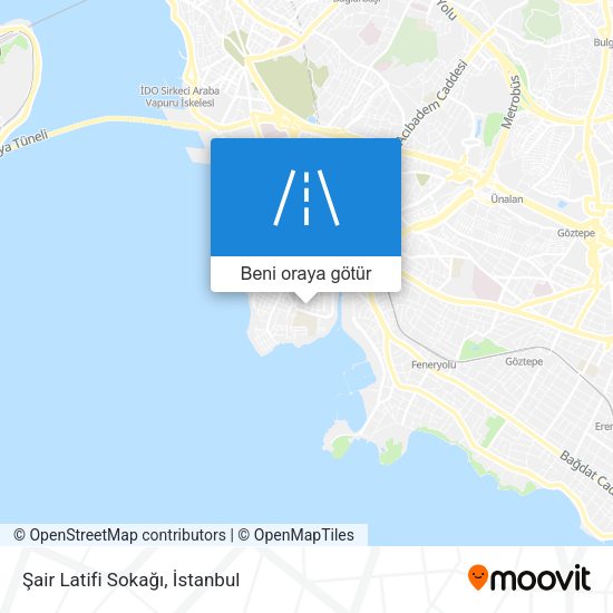 Şair Latifi Sokağı harita