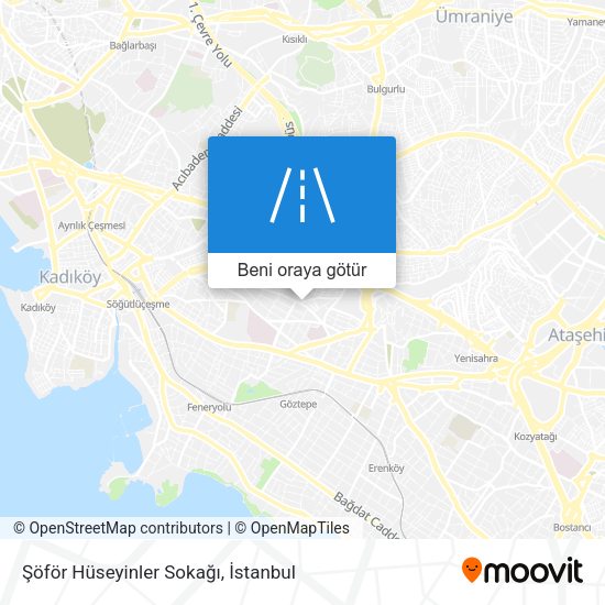 Şöför Hüseyinler Sokağı harita