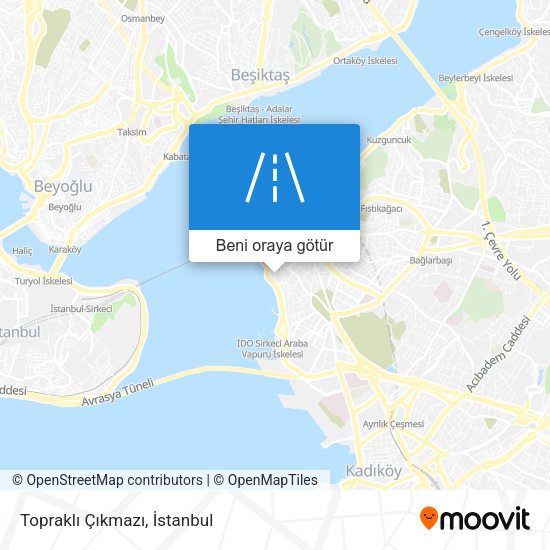 Topraklı Çıkmazı harita