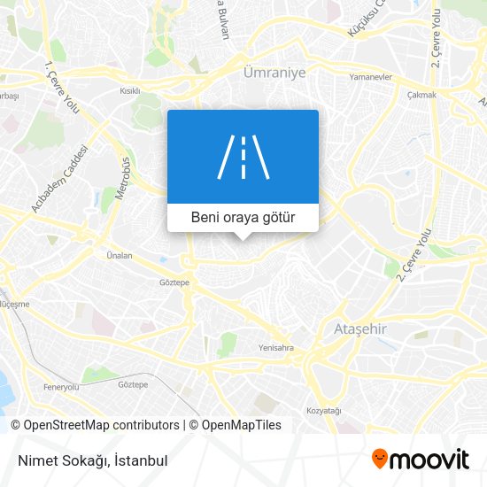 Nimet Sokağı harita