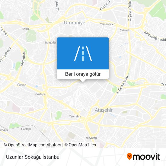 Uzunlar Sokağı harita