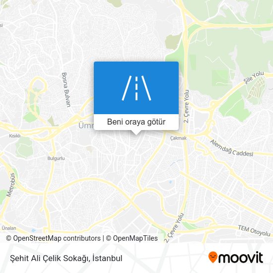 Şehit Ali Çelik Sokağı harita