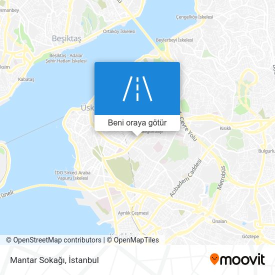 Mantar Sokağı harita