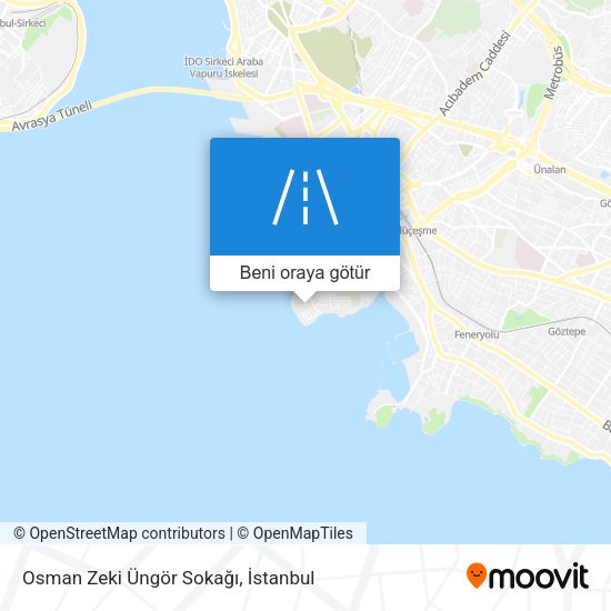Osman Zeki Üngör Sokağı harita