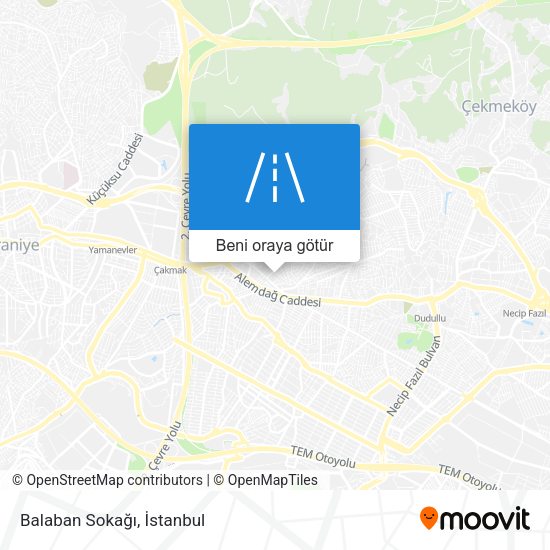 Balaban Sokağı harita