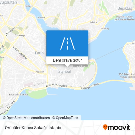 Örücüler Kapısı Sokağı harita