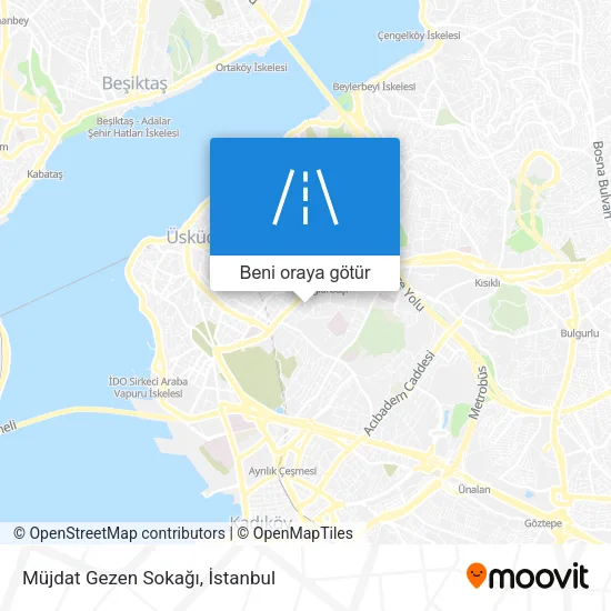 Müjdat Gezen Sokağı harita
