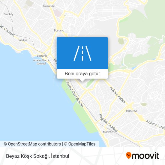 Beyaz Köşk Sokağı harita