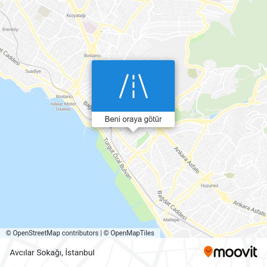Avcılar Sokağı harita