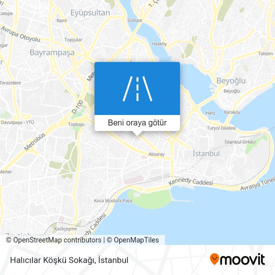 Halıcılar Köşkü Sokağı harita
