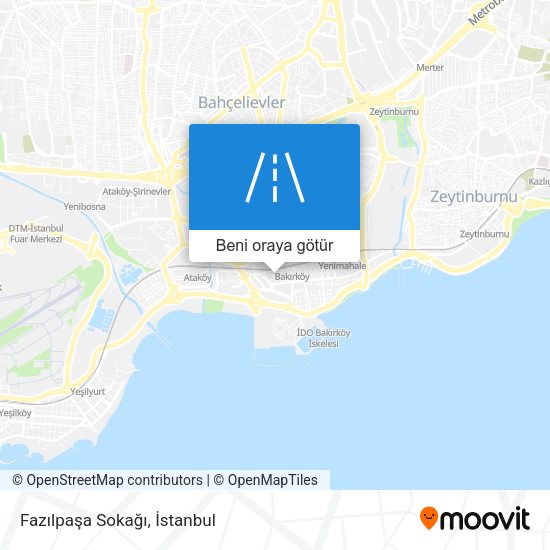 Fazılpaşa Sokağı harita