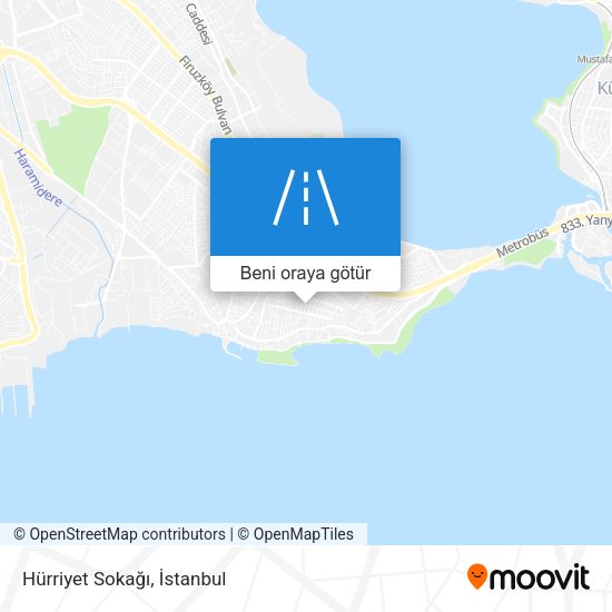 Hürriyet Sokağı harita