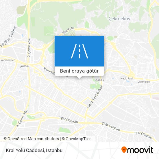 Kral Yolu Caddesi harita