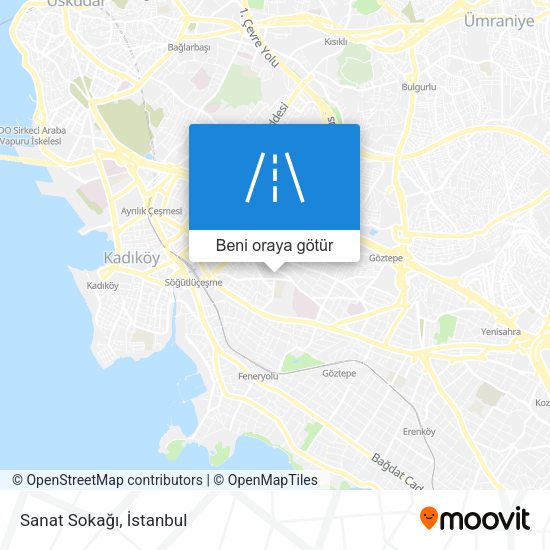 Sanat Sokağı harita