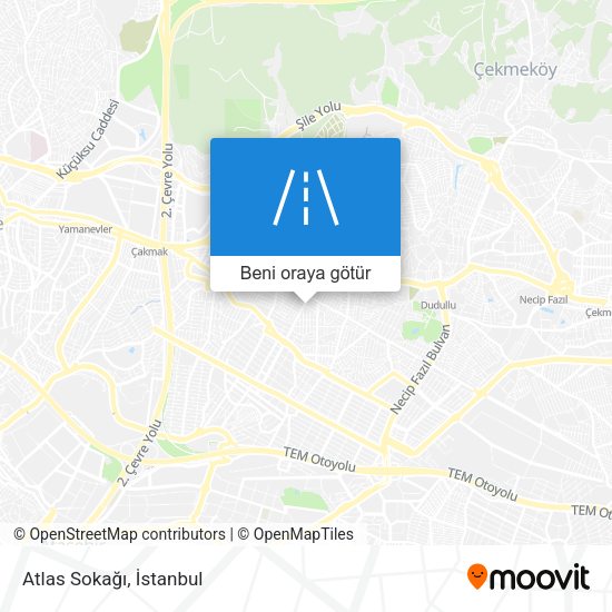 Atlas Sokağı harita