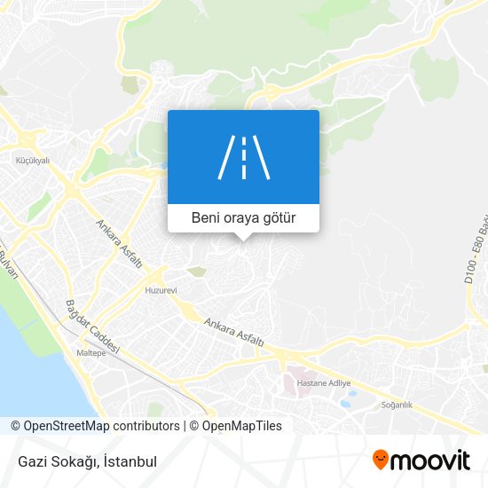 Gazi Sokağı harita