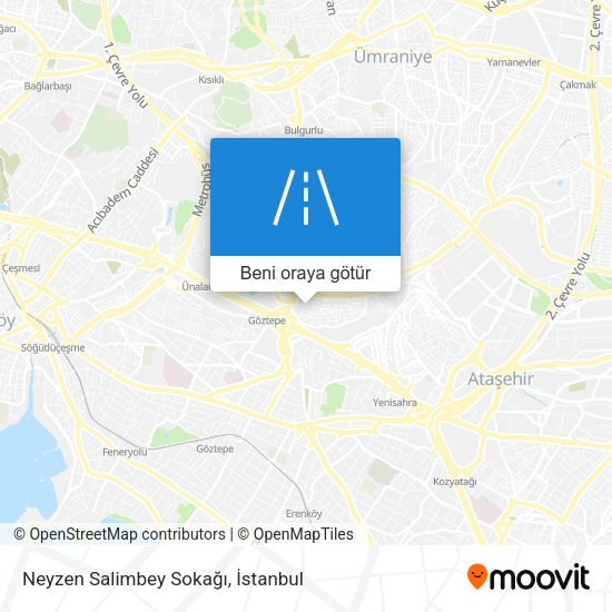 Neyzen Salimbey Sokağı harita