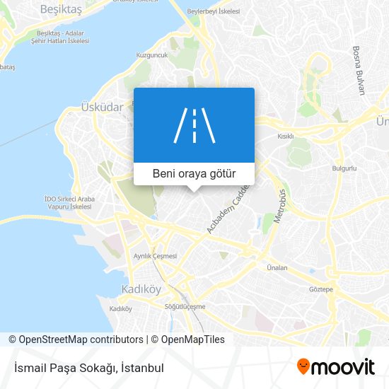 İsmail Paşa Sokağı harita