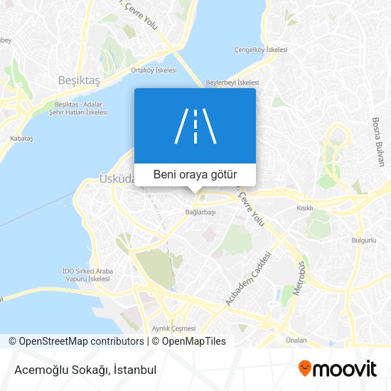 Acemoğlu Sokağı harita