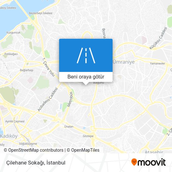 Çilehane Sokağı harita