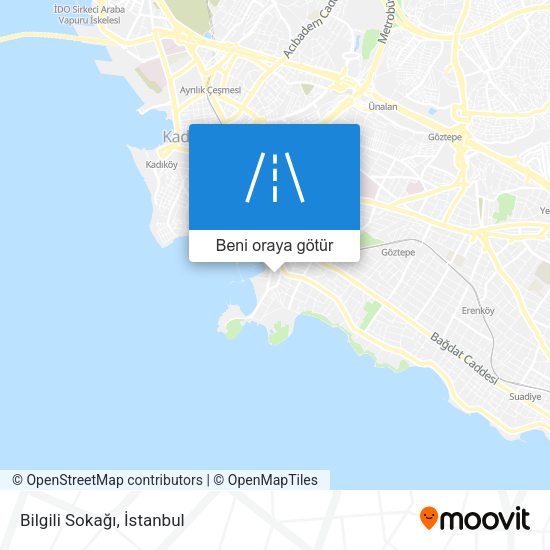 Bilgili Sokağı harita