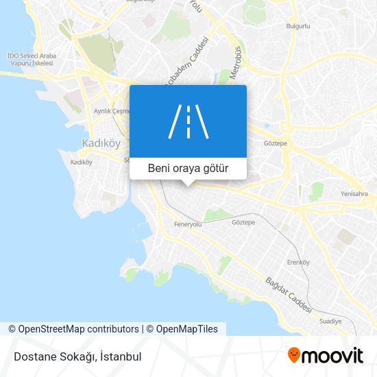 Dostane Sokağı harita